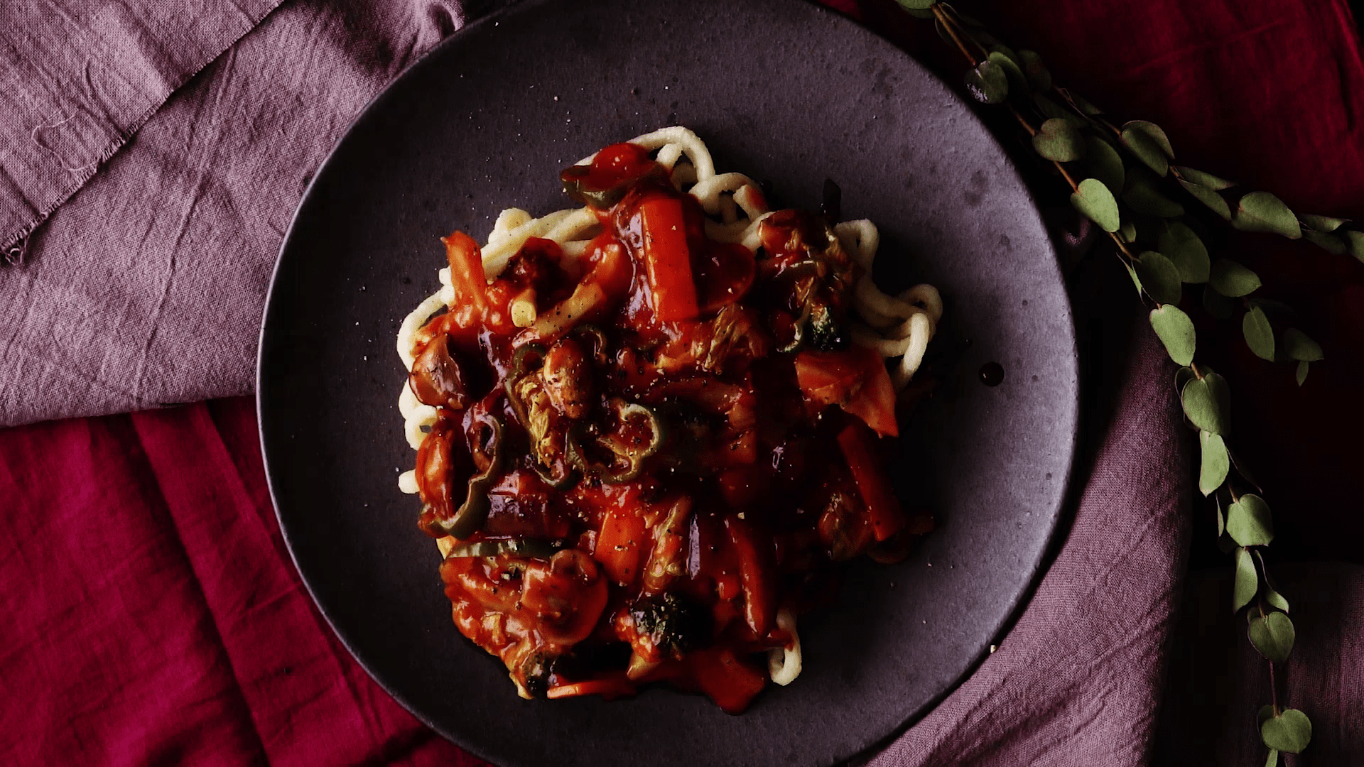 Sweet & Sour DeepFried Udon Noodles Tastemade