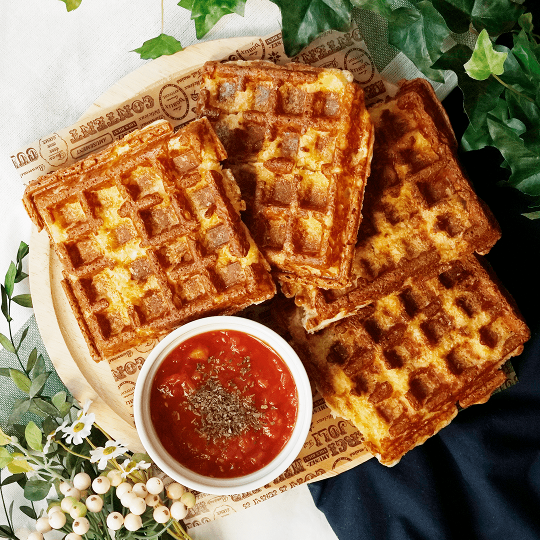 String Cheese Waffle Tastemade
