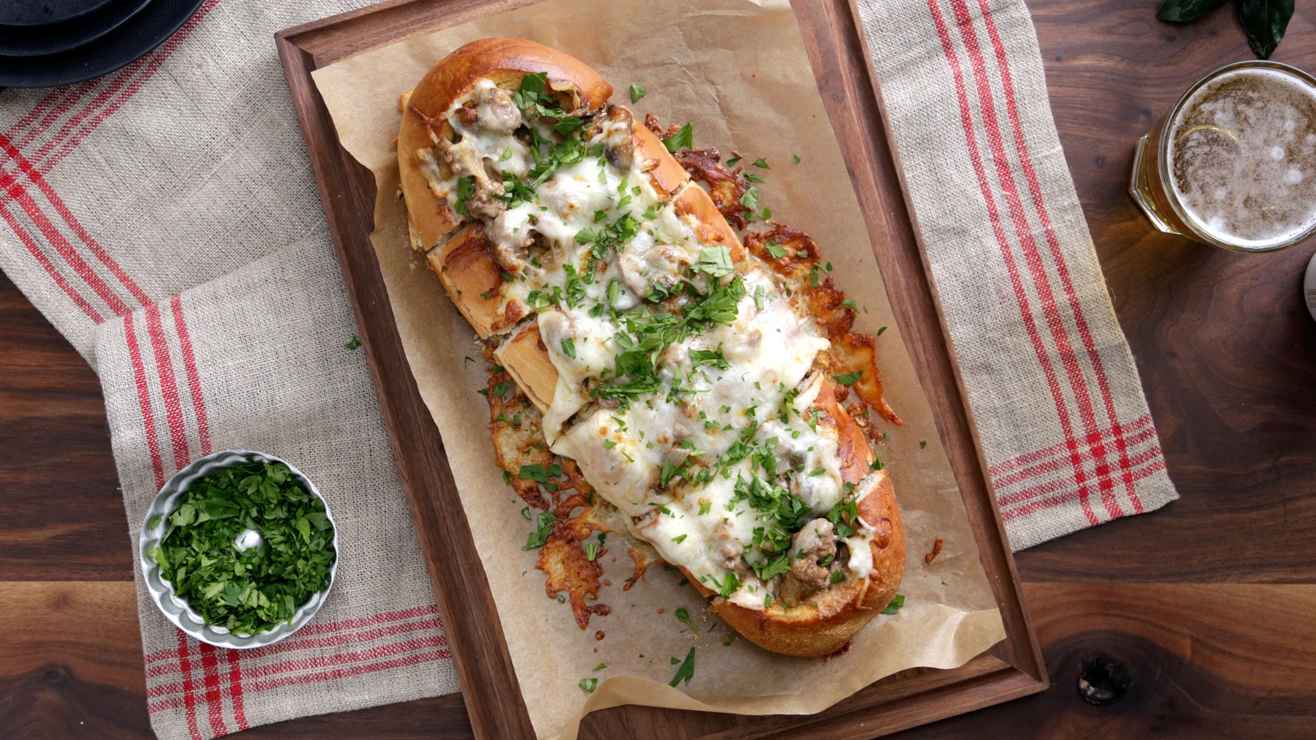 Beef Stroganoff French Bread