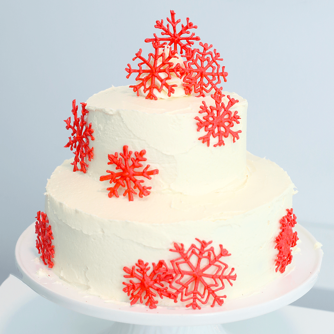 red velvet cake christmas