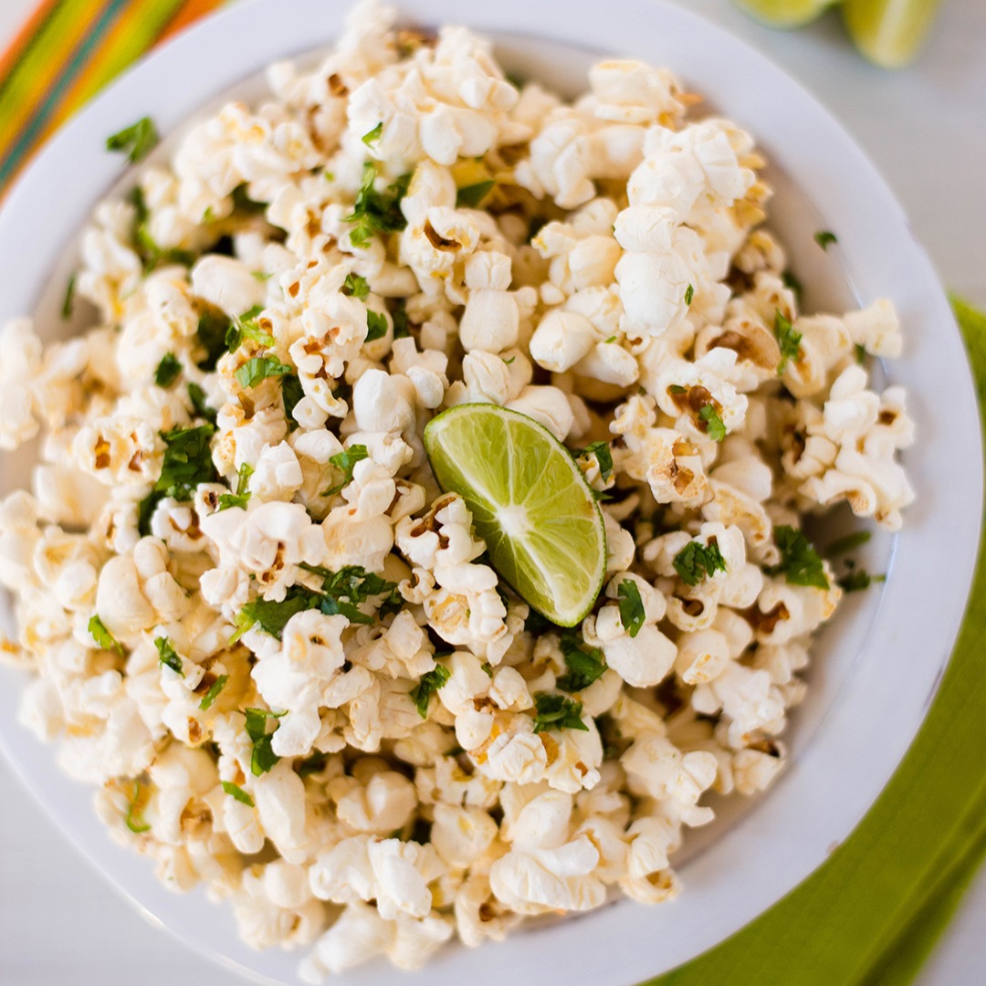 Cilantro Lime Popcorn | Tastemade