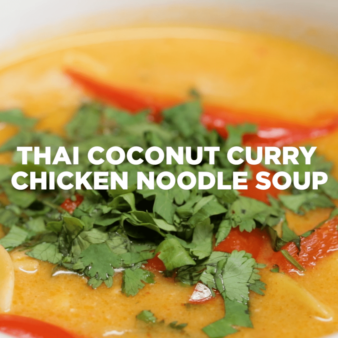 Thai Coconut Curry Chicken Noodle Soup | Tastemade