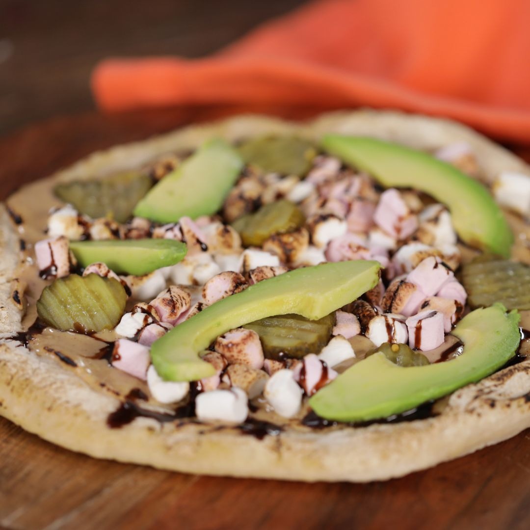 Pickle Peanut Butter Pizza from Teenage Mutant Ninja Turtles Tastemade