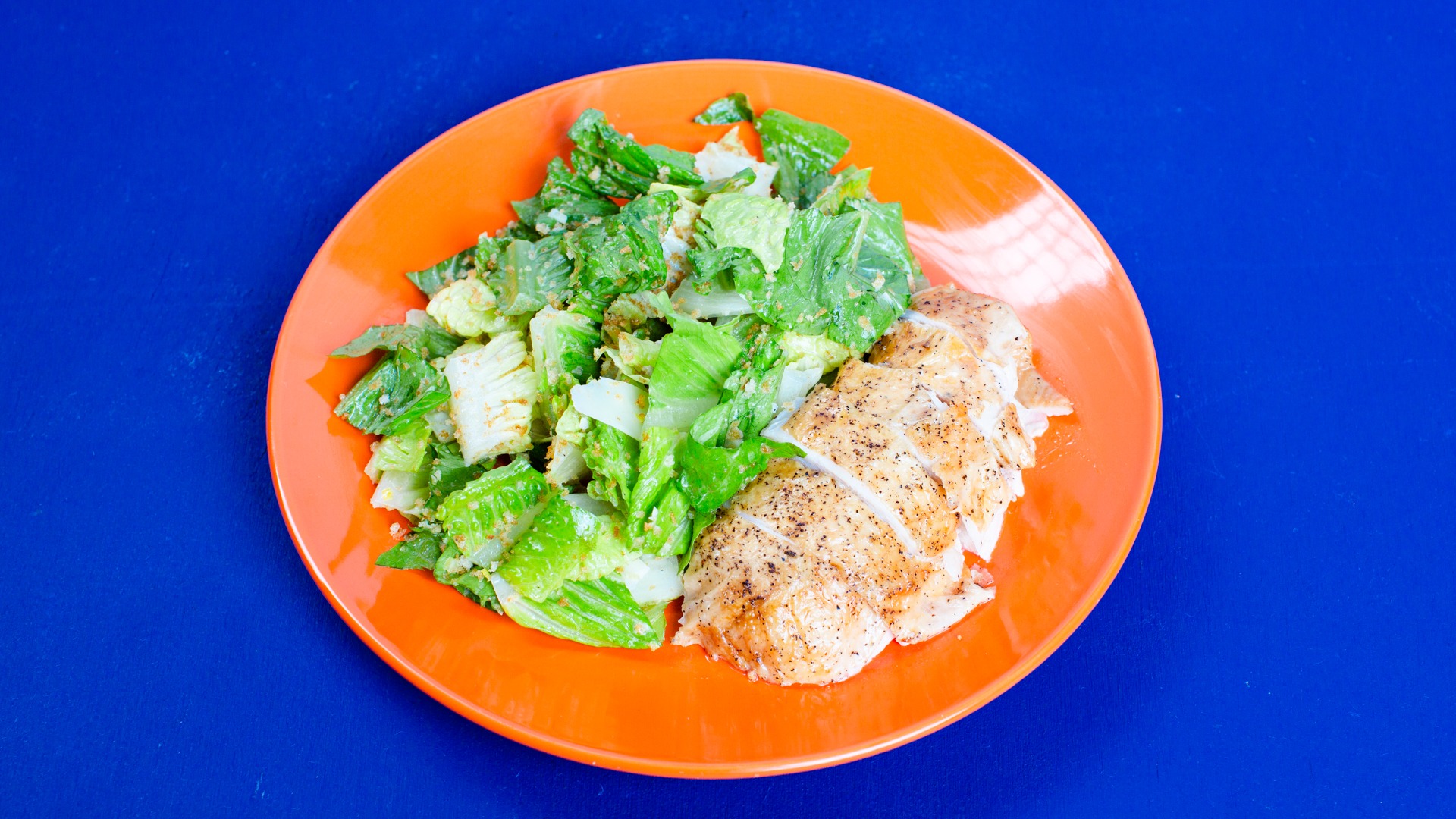 Salt Pepper Roasted Chicken With Caesar Salad Tastemade salt-pepper-roasted-chicken-with-caesar-salad-tastemade