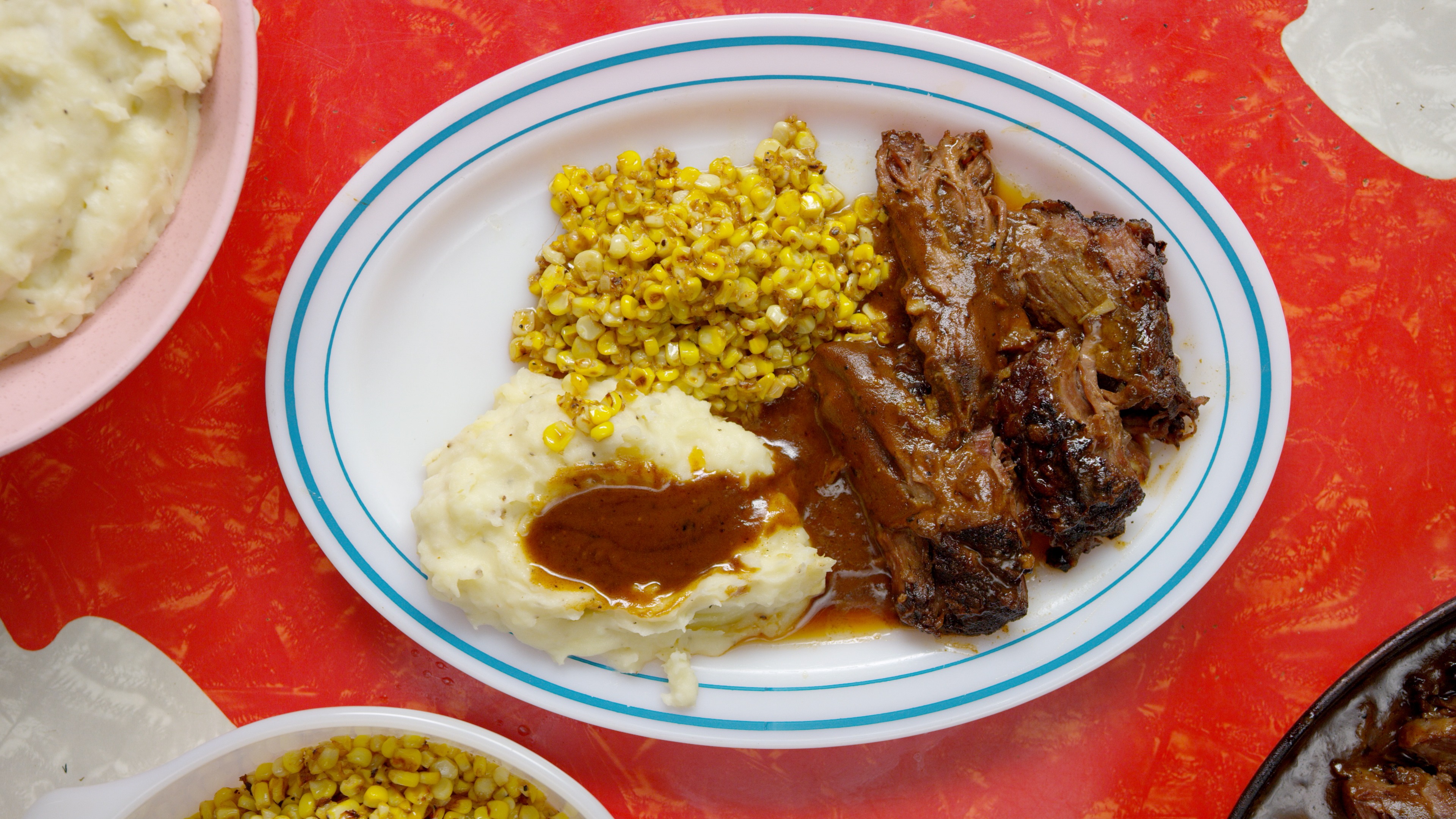 Pot Roast With Mashed Potatoes & Corn | Tastemade