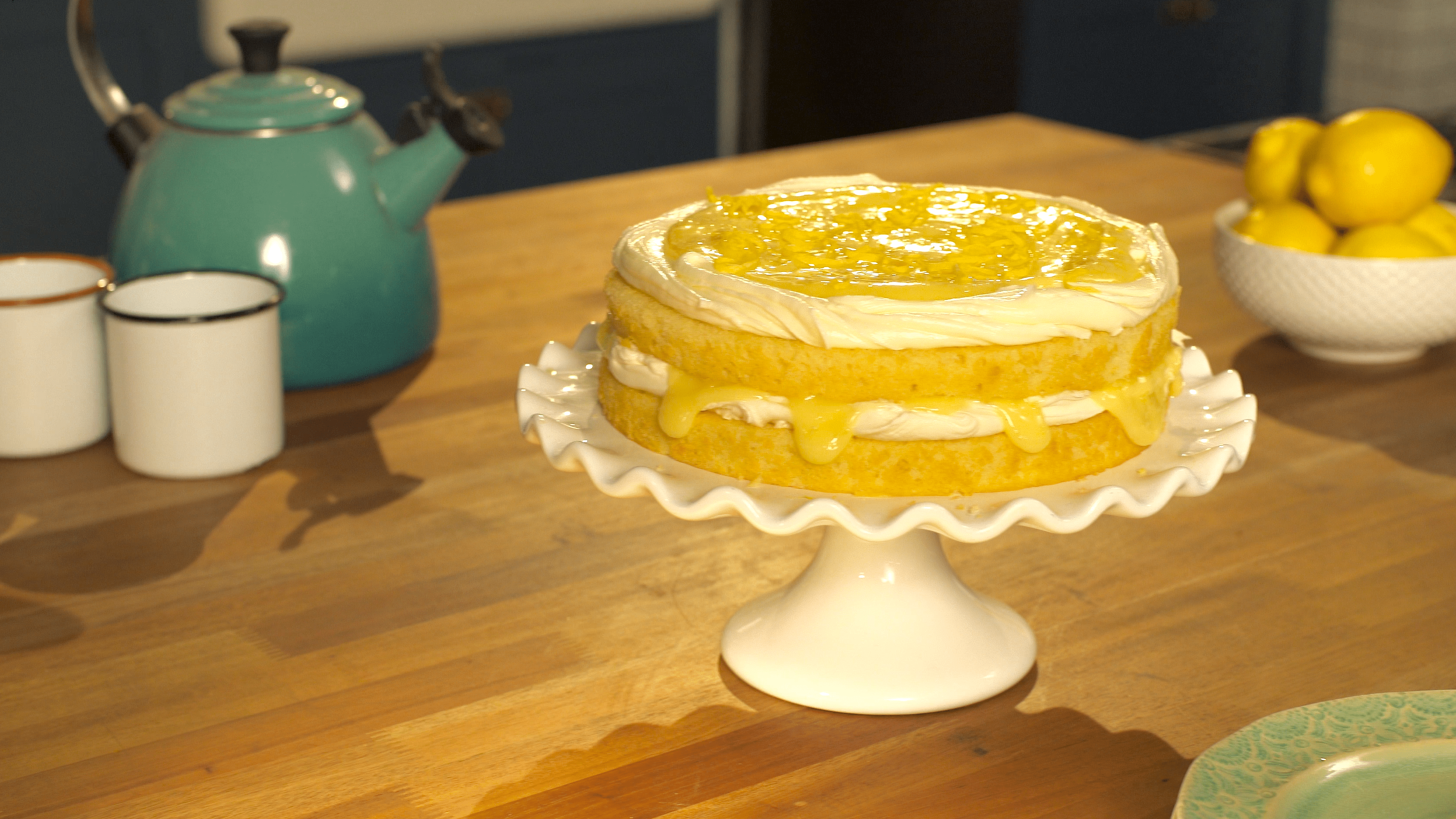 Lemon Curd Cake