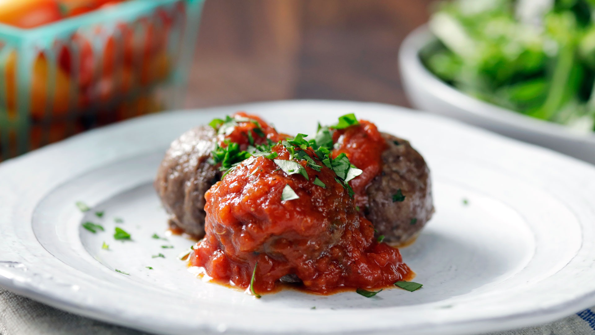 Mozzarella-Stuffed Meatballs | Tastemade