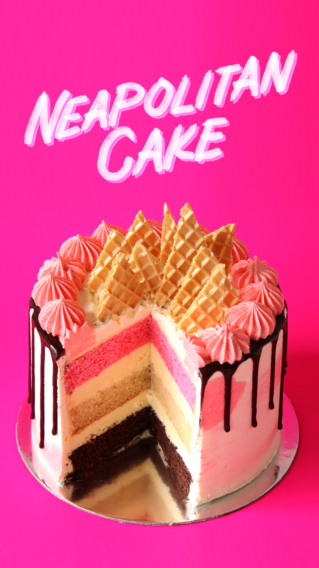 Neapolitan Cake | e2 bakes brooklyn