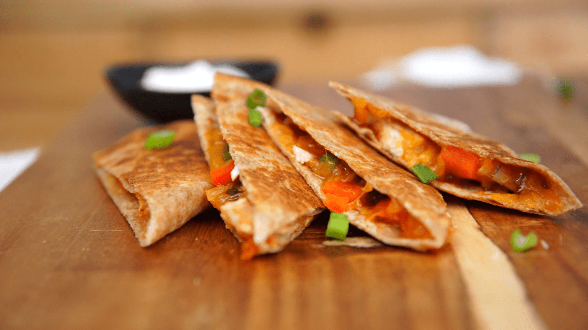 Easiest Ever BBQ Chicken Quesadilla | Tastemade