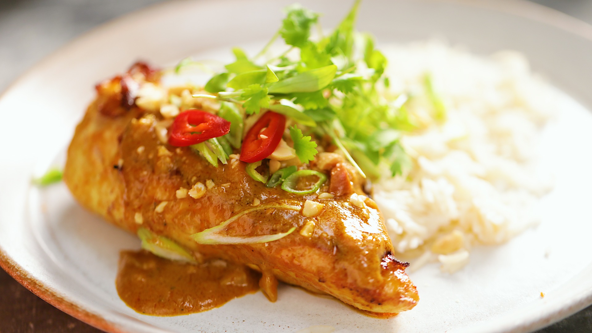 Chicken Breast With Peanut Sauce | Tastemade