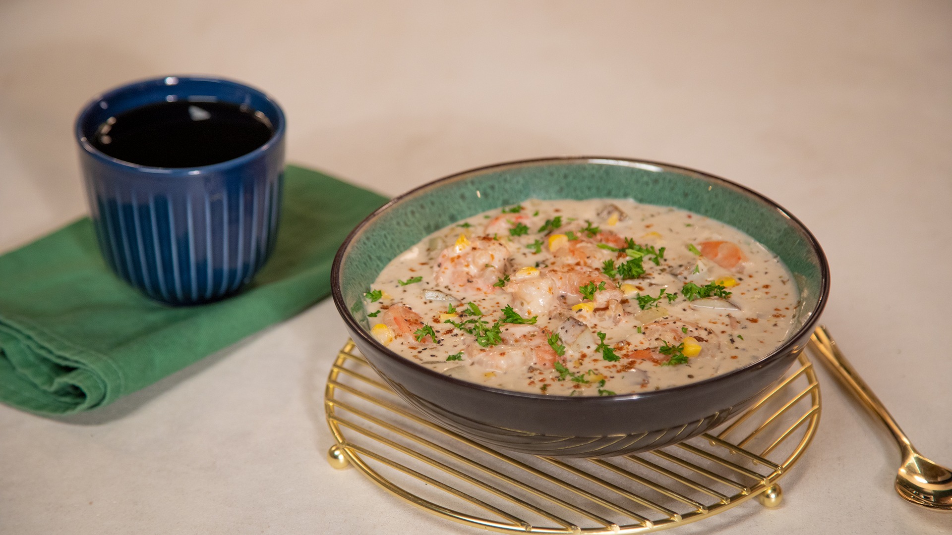 Shrimp Potato Corn Chowder | Tastemade