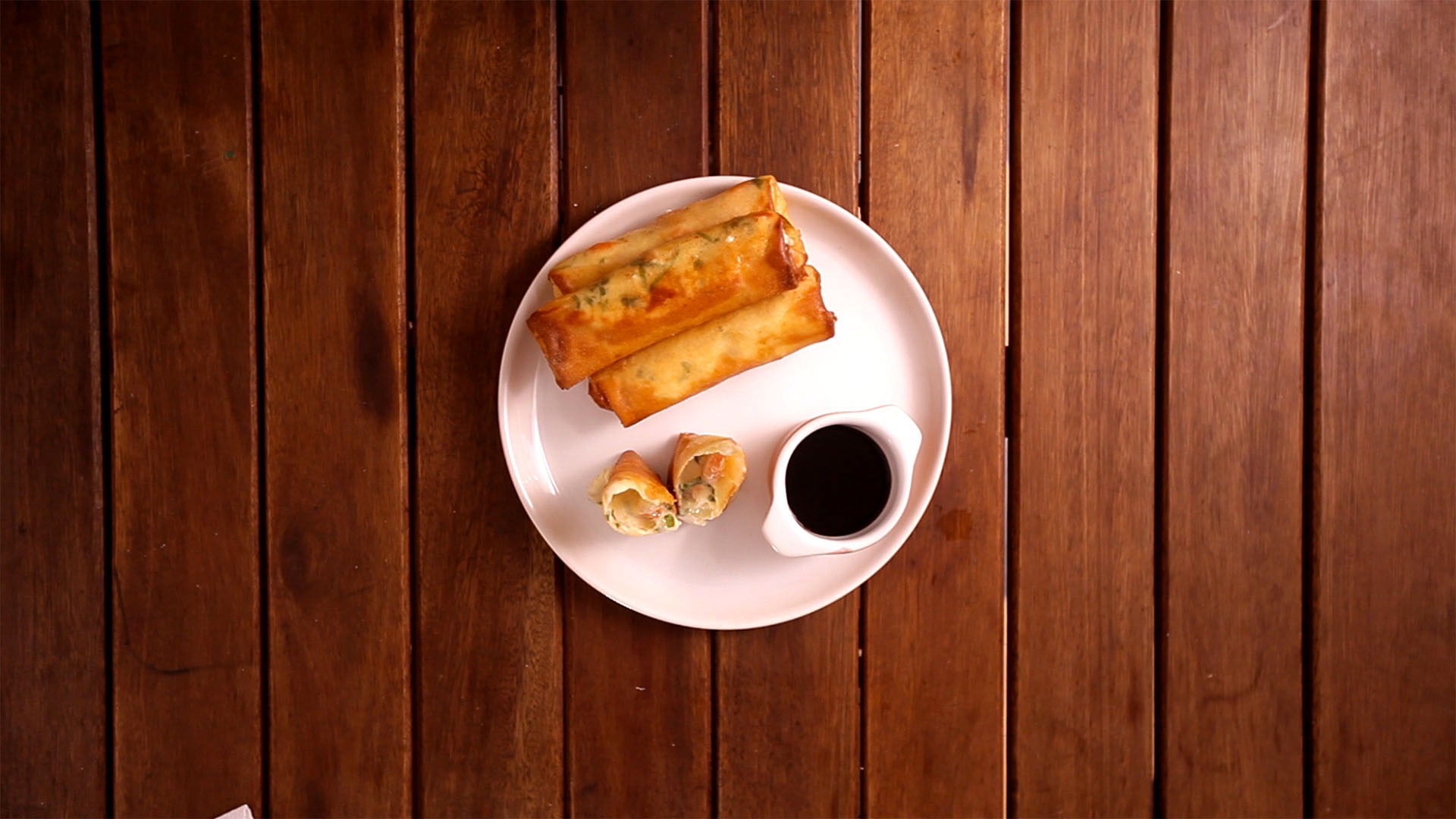 Shrimp & Cream Cheese Spring Rolls | Tastemade