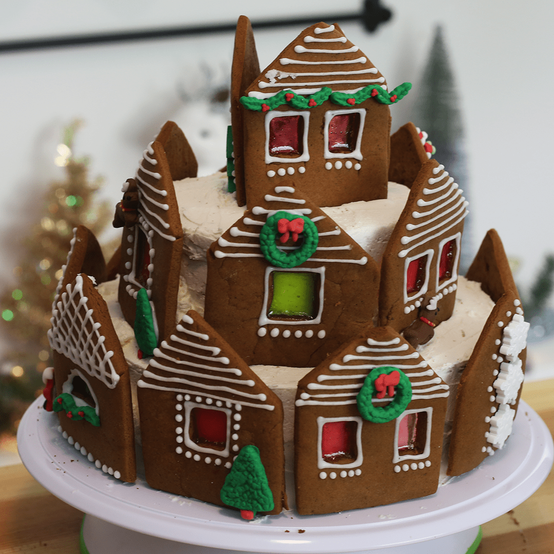 Gingerbread House Cake Recipe 