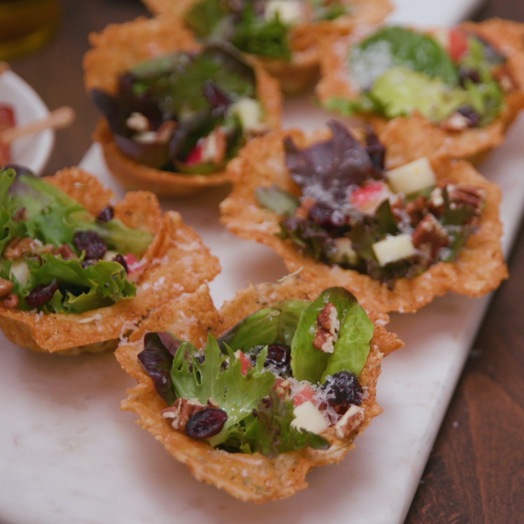 Fall Salad in Parmesan Bowls Tastemade