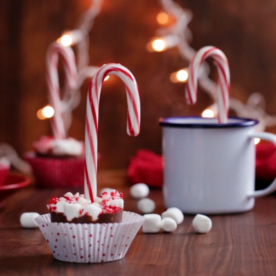 Hot Chocolate Stirrers: White Chocolate + Peppermint