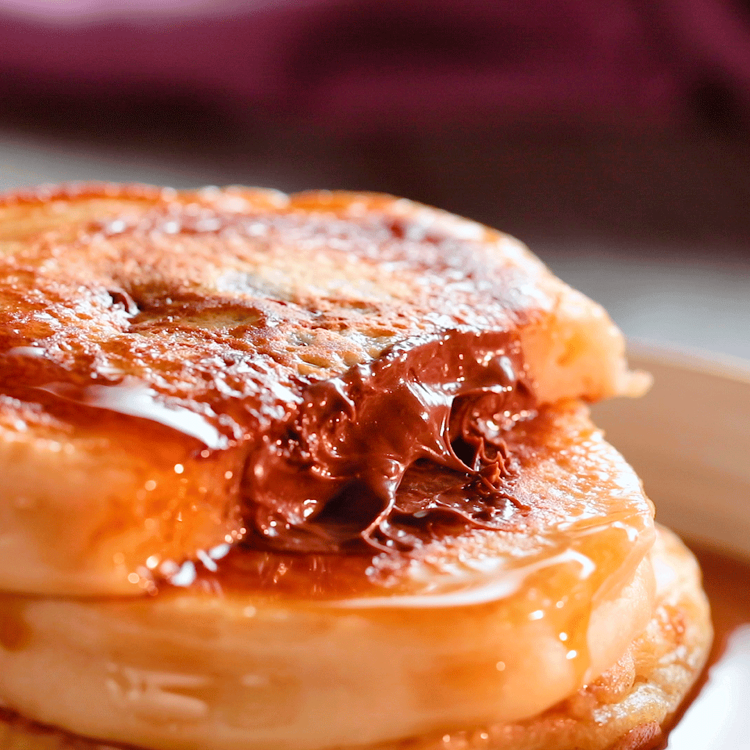 Nutella Ball Pancakes Tastemade