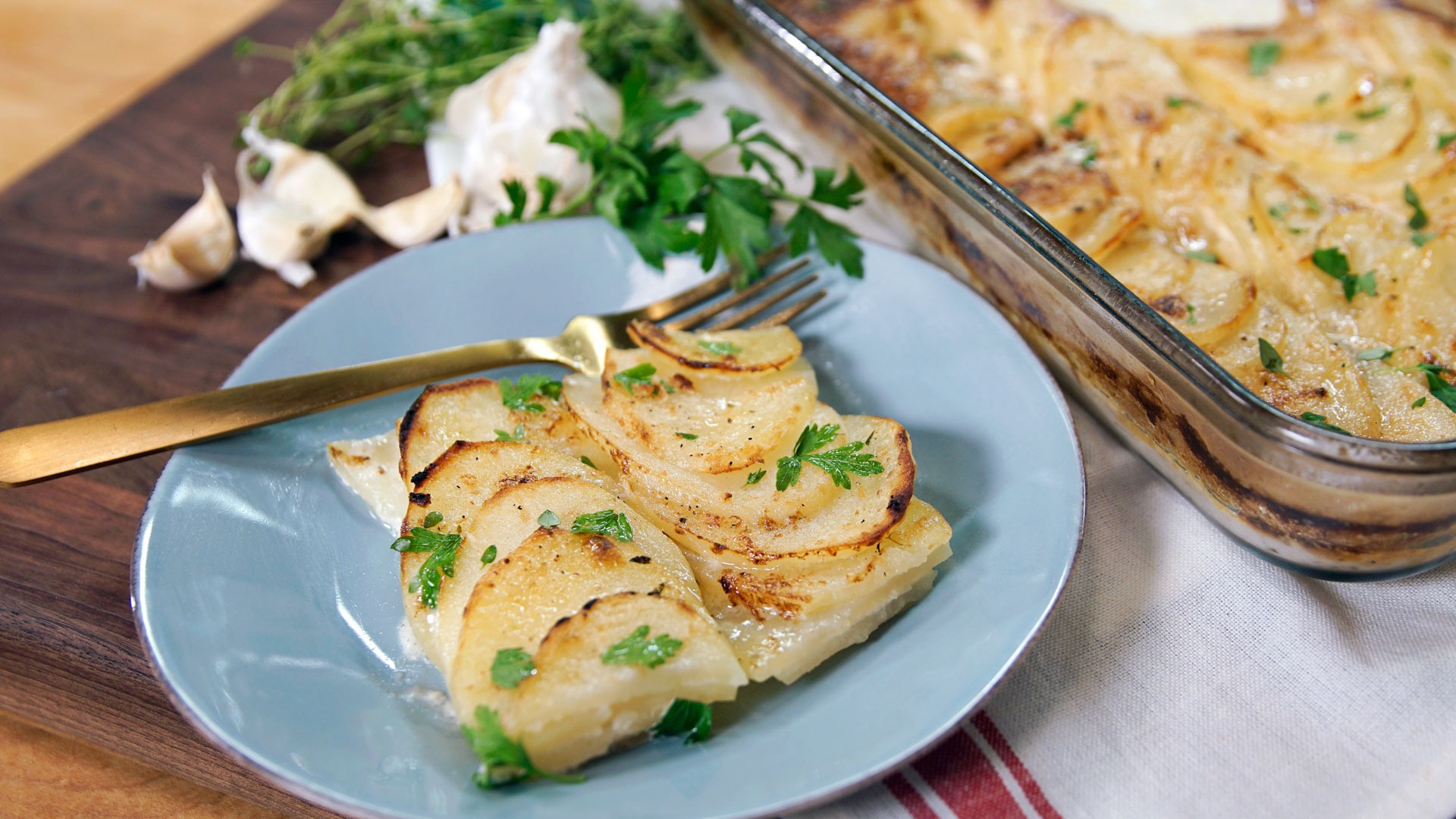 No Cheese Scalloped Potatoes | Tastemade