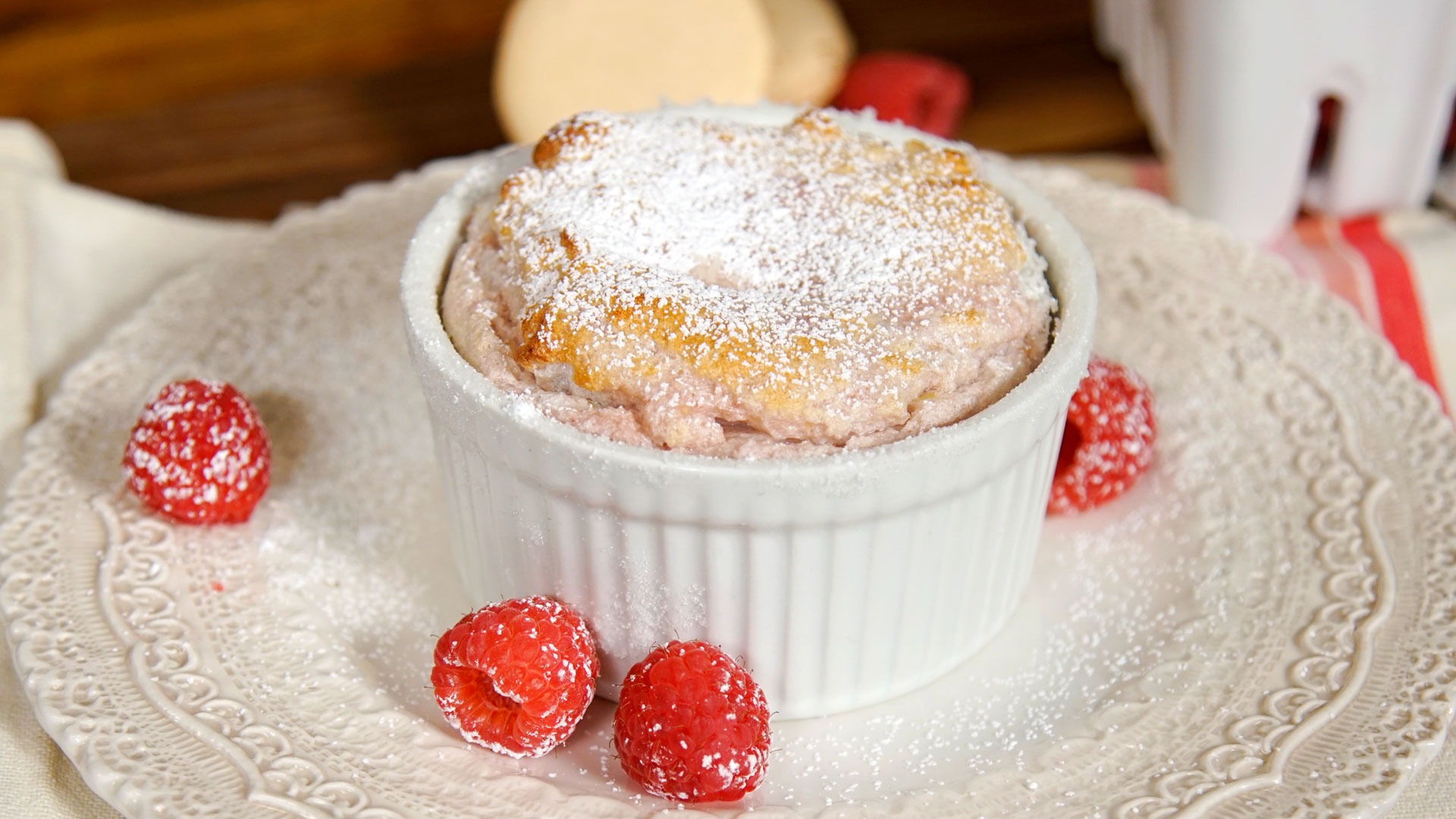 Hot Raspberry Soufflé Tastemade
