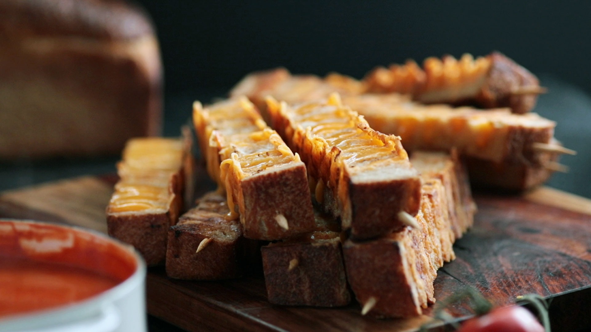 Giant Grilled Cheese Kabobs Tastemade