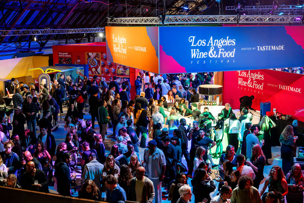 Crowd at the Los Angeles Wine & Food Festival hosted by Tastemade.