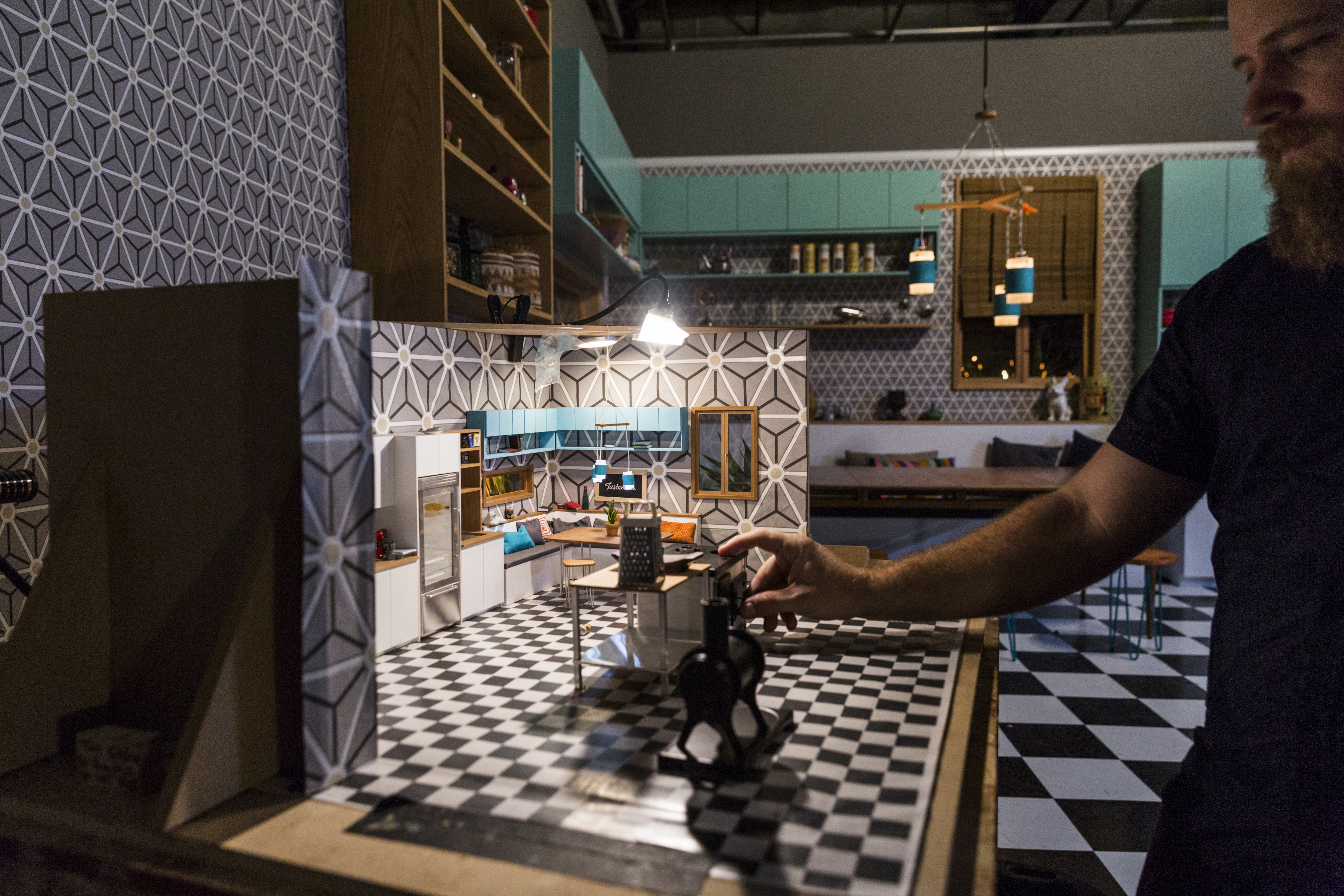 Tiny Kitchen — real dishes on miniature appliances.