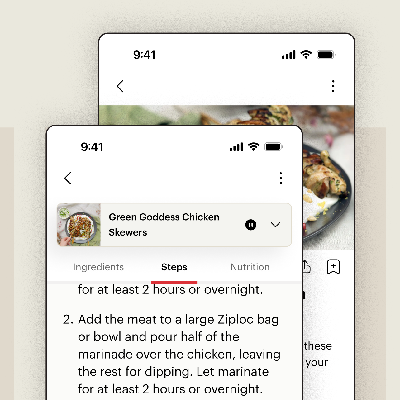 Step-by-step cooking video preview.